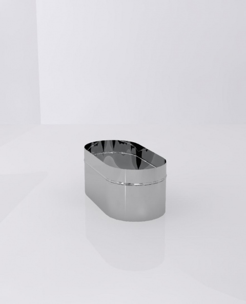 Дымоход (труба) овальный 0.25м