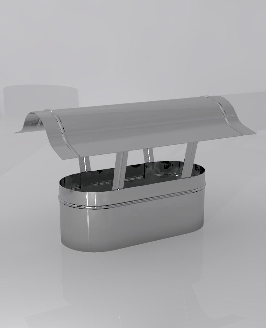 Зонт овальный