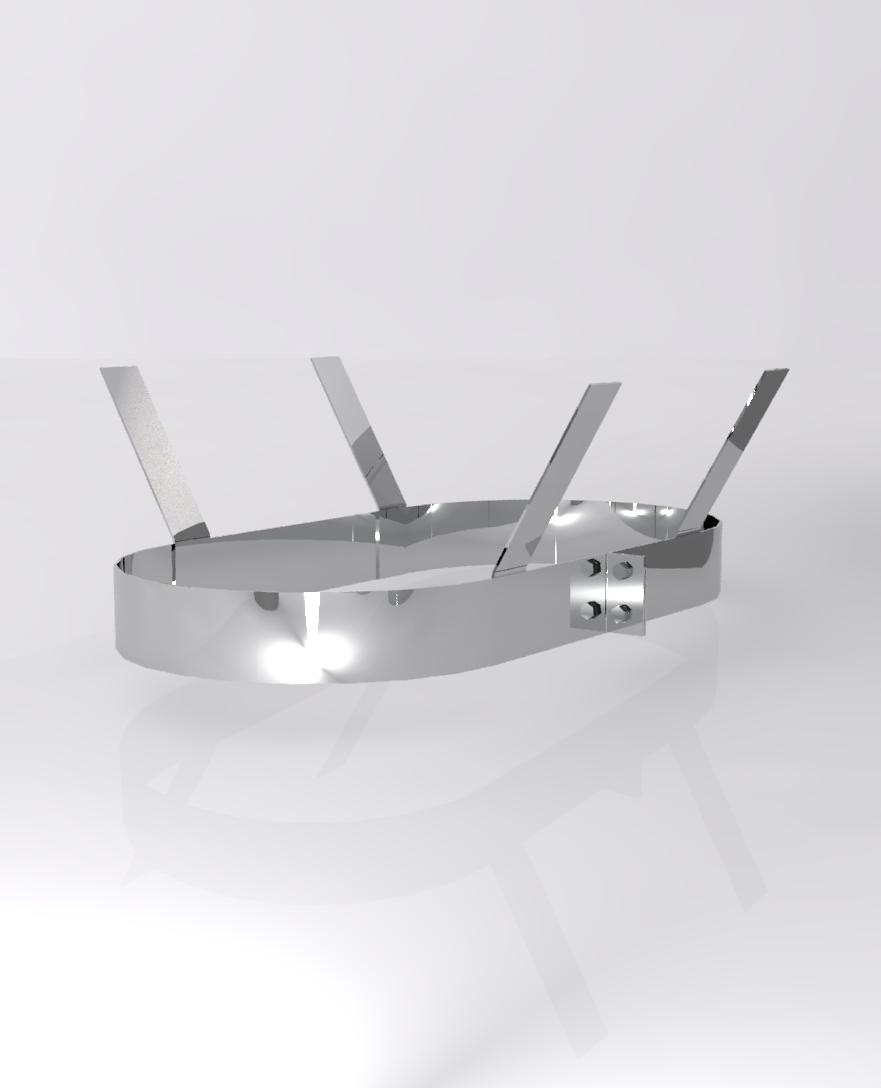 Хомут монтажный (в шахту, овал)