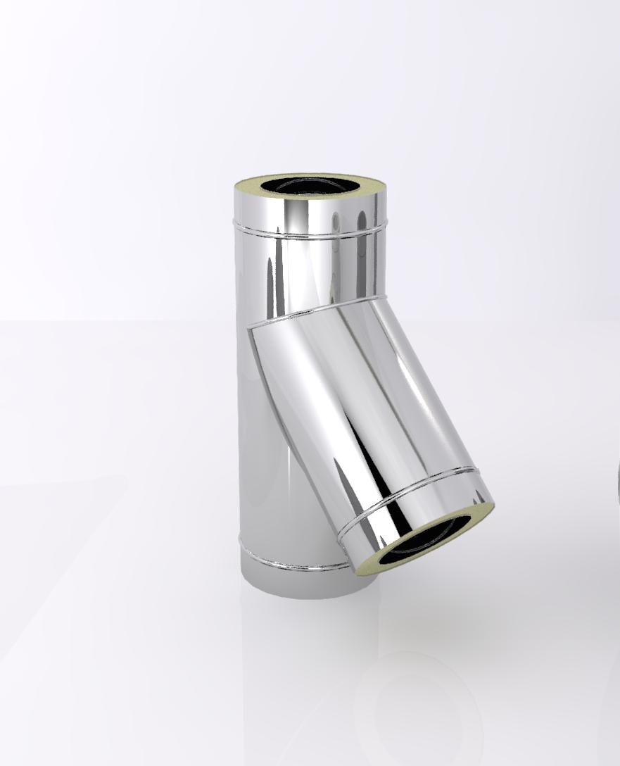 Тройник 45 градусов