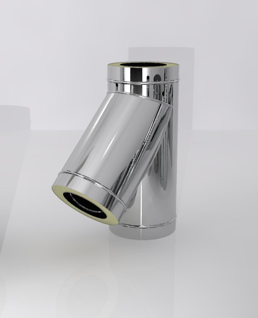 Тройник 45 градусов