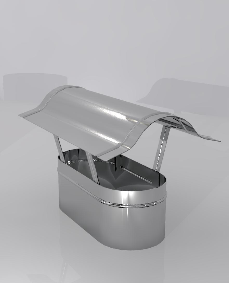 Зонт овальный